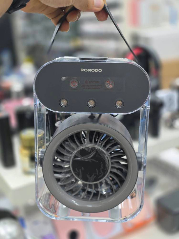 پنکه شارژی و رطوبتساز porodo
