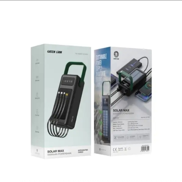 پاوربانک گرین لاین خورشیدی 50 هزار SOLAR MAX